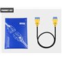 OURANTOOLS Câble d'Extension OBD-2 Rallonge OBD-II – 16Broches 1m Mâle à Femelle Voiture Adaptateur Cordon Diagnostique Connecte