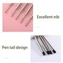 10 Pièces Recharges de Stylo Bille Multifonction, Recharge Standard Internationale, Mines de rechange pour stylos à bille en mét