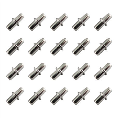 Lot de 20 Support Etagere 5 mm-Supports d'étagère-Taquets pour étagères-Support de planche-pour Meubles