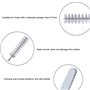 50 Pièces Brosses de Nettoyage pour Pomme de Douche,Salle de Bain Domestique，Pics de Nettoyage pour Pomme de Douche Brosse de Ne