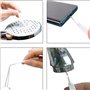 50 Pièces Brosses de Nettoyage pour Pomme de Douche,Salle de Bain Domestique，Pics de Nettoyage pour Pomme de Douche Brosse de Ne