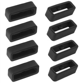 Aidqxbaoer Lot de 8 boucles de rechange en caoutchouc siliconé