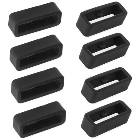 Aidqxbaoer Lot de 8 boucles de rechange en caoutchouc siliconé