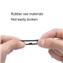 Aidqxbaoer Lot de 8 boucles de rechange en caoutchouc siliconé,Passant Bracelet Montre Silicone,Boucles de Bracelet Montre Caout