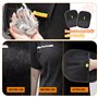 LUMOOM Lot de 2 gants de toilettage pour animaux de compagnie, brosse pour chat, brosse pour chien, gants de toilettage statique