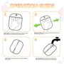 gants de toilettage statique