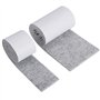Patins Adhésifs en Feutre pour Meubles 2 Rouleau (100 * 10cm+100 * 5cm) Antidérapant Furniture Pads pour Stuhl Tabelle Bett Esst