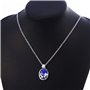 HJYZY The Vampire Diaries - bijoux autocollants Set - Katherine,Elena Gilbert - Médaillon ouvrant verveine et galaxie - Pendenti