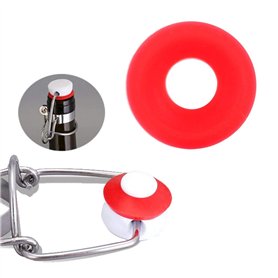 Jeffergarden 25 Pcs Joints en Silicone Joint Bouteille Limonade Rouge Silicone Joints Grolsch pour Swing Flip Top Bouteille Accu