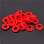 Jeffergarden 25 Pcs Joints en Silicone Joint Bouteille Limonade Rouge Silicone Joints Grolsch pour Swing Flip Top Bouteille Accu