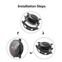Diruite Protection Écran Compatible avec Samsung Galaxy Watch Active 2 40mm,3 Pièces Housse Protection TPU Souple Protecteur Coq