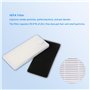Amoy Kit d'accessoires de rechange 6 brosses latérales + 6 filtres HEPA + 6 éponges compatibles avec les aspirateurs Ecovacs Dee