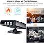 Dégivreur portable pour voiture, 12 V 150 W, ventilateur de désembuage avec fonction de chauffage et de refroidissement rapide 2