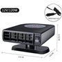 Dégivreur portable pour voiture, 12 V 150 W, ventilateur de désembuage avec fonction de chauffage et de refroidissement rapide 2