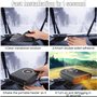 Dégivreur portable pour voiture, 12 V 150 W, ventilateur de désembuage avec fonction de chauffage et de refroidissement rapide 2