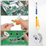 Kit de fer à souder 60 W avec multimètre numérique : fer à souder, température réglable 200-450 °C, kit de pistolet de fer à sou