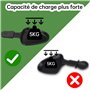 QcuGvy 4PCS Poelon Raclette Triangle 18x10cm Revêtement Antiadhésif mini Poelon Raclette avec Matériau épaissi avec 4 Pelles en 
