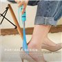 GeRRiT 4 Pièces Chausse Pied Telescopique, Chausse Pieds Long Manche, 4 Couleurs Poteau de Métal 29-70cm, Chausse-Pieds avec Poi