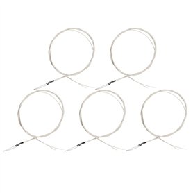 HALJIA 5 pcs 100 K Ohm NTC Thermistances/Temp Sensor Compatible avec RepRap Prusa i3 Anet imprimante 3d kit pièces de rechange