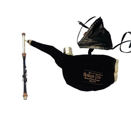 Irish Uilleann Pipes Kit d'entraînement en D cornemuse pour débutant avec chanteur en laiton 4 touches