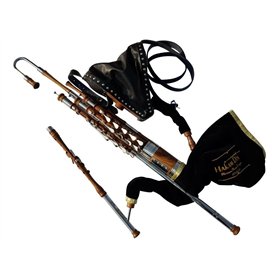 Irish Uilleann Pipes Set complet en D – Set professionnel de cornemuses irlandaises avec chanter 3 clés