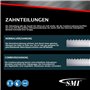 SMI Lame de scie à ruban bi-métal M42 - Dimensions : 1638 x 13 x 0,65 mm - 10/14 dents par pouce - Pour Optimum, Epple, Holzmann