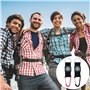 Boussole Porte Clés,10 Pièces Boussole Mousqueton Camping Escalade Randonnée Mini Carabiner avec Porte-Clés Boussole pour Sports