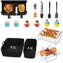 14 Pièces Moule air Fryer pour Moulinex EY9018 5