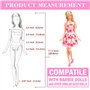 Festfun 10 Vêtement de Poupée de 11,5 Pouces 5 Tops 5 Pantalons Vêtement avec 5 Robes de Poupée de 11,5 Pouces