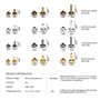McNory Rivets en Cuir 480 Ensemble 3 Tailles Double Rivet Goujons Tubulaires en Métal avec 3 Pièces Outil de Fixation et Punch P