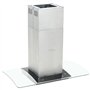 Hotte de Cuisine Hotte Casquette Hotte îlot 90 cm Acier inoxydable 756 m³/h LED