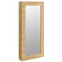 Meuble de Rangement Cosmétiques Organisateur de Bijoux Placard Beauté Armoire à bijoux avec miroir m