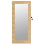 Toshilian Armoire à Bijoux, Meuble de Rangement Cosmétiques Organisateur de Bijoux Placard Beauté Armoire à bijoux avec miroir m