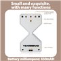 Sablier numérique à LED avec détection de gravité, IMYSTICALINTEL de 1 à 30 minutes, temps de sable pouvant être réglé à n'impor