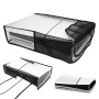 Kingshion Coque de protection transparente pour PS5 Slim Disc Edition - Découpe précise - Anti-rayures - Étanche - Pour console