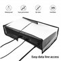 Kingshion Coque de protection transparente pour PS5 Slim Disc Edition - Découpe précise - Anti-rayures - Étanche - Pour console 