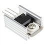 Transistors L7805CV L7805 5V 1.5A TO-220 MOSFET De Régulateur De Tension De Youmile 10PCS Transistors MOSFET pour Arduino + Radi