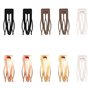 TRKETK 10 Pièces Pinces à Cheveux à Double Griffe Pinces à Cheveux à Pression en Métal Petite Pince Cheveux Femme à Double Poign