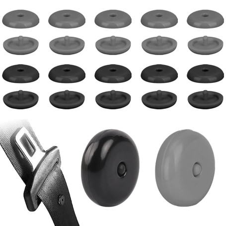 TRKETK 10 Paires Bouton D'Arrêt de Ceinture de Sécurité