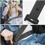 TRKETK 10 Paires Bouton D'Arrêt de Ceinture de Sécurité, Boutons à Clips Universels pour Ceinture de Sécurité Boucle Antidérapan