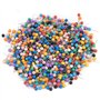 Lot de 500 punaises à tête Ronde en Plastique avec Pointes en Acier, 10 Couleurs (Chaque Couleur 50 pièces)