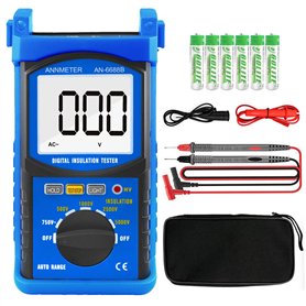 Testeur de résistance d'isolement numérique – Plage de test de tension 5000 V