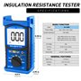 Testeur de résistance d'isolement numérique – Plage de test de tension 5000 V, még ohmmètre résistance d'isolation 200 G ohms, p
