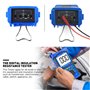 Testeur de résistance d'isolement numérique – Plage de test de tension 5000 V, még ohmmètre résistance d'isolation 200 G ohms, p