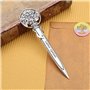 JKJF 2pcs Vintage enveloppe ouvre lettre ouvre - Lettre maison école Bureau métal enveloppe slicer - argent et or