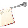 JKJF 2pcs Vintage enveloppe ouvre lettre ouvre - Lettre maison école Bureau métal enveloppe slicer - argent et or