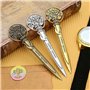 JKJF 2pcs Vintage enveloppe ouvre lettre ouvre - Lettre maison école Bureau métal enveloppe slicer - argent et or