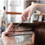 GAYISIC Ciseaux Coiffure Professionnels, 14 Pcs Kit de Ciseaux de Désépaissir, Cape de Coiffeur, Ciseaux de Coiffure en Acier In