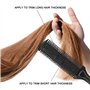 GAYISIC Ciseaux Coiffure Professionnels, 14 Pcs Kit de Ciseaux de Désépaissir, Cape de Coiffeur, Ciseaux de Coiffure en Acier In
