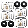 KASturbo Kit de réparation de carburateur avec joint pour Suzuki Bandit GSF 600 GSF600S 1996-2004 4 Set